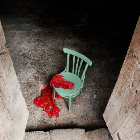 Cortile/Curtigghiu - Un telaio della memoria collettiva. Installazione in situ.