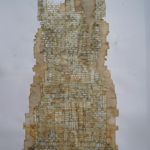 Quoi de nouveau sous le soleil? - Torri/rovine, 2009. Disegni all’inchiostro Ecoline su carta Murillo (dimensioni variabili).